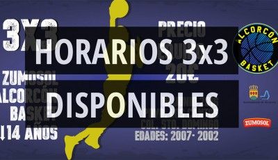 HORARIOS 3X3