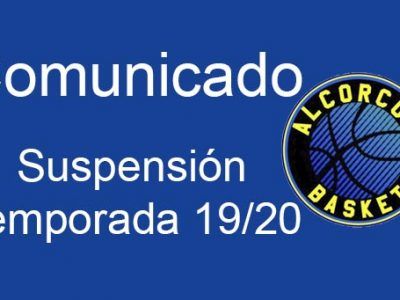comunicado covid-19 suspension temporada 19/20